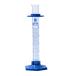 uxcell PATIKIL 10ml 3.3 howe Kei кислота стекло мерный цилиндр высота прозрачный основа голубой шкала . мерный цилиндр labo для бытового использования прозрачный 