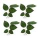 uxcell VOCOSTE присоска имеется бойцовая рыбка рыба leaf накладка бойцовая рыбка bed leaf гамак .. не отображать. украшение зеленый 8x4.9cm 4