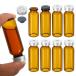 PATIKIL 20ml образец бутылка 8 шт. комплект labo для пустой бутылка бутил резина стопор .k Lynn p верх колпак имеется BORO silike-to стекло бутылка a