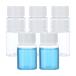 PATIKIL 8 шт 20ml.. бутылка PET маленький . круг бутылка винт колпак имеется labo для вода .. жидкий . body образец сохранение наклейка половина прозрачный белый 