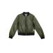 Allegra K Bomber жакет длинный рукав прозрачный Zip выше пальто воротник-стойка sia- сетка женский Army зеленый S