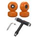PATIKIL 52mm 95A скейтборд колесо 4 шт. комплект Street колесо чёрный подшипник имеется skate tool Street скейтборд 