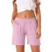 cheibear женский mo Dahl пижама lounge шорты мягко удобный . пижама низ с карманом высота эластичность спальная одежда розовый xS