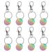 PATIKIL покупка Cart to-kn кольцо для ключей 8 шт. комплект из нержавеющей стали съемник монета цепочка для ключей 