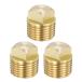 PATIKIL 12.7 mm N PT лодка осушение штекер 3 шт латунь запасной ga- панель осушение штекер квадратное head имеется байдарка для почти все. лодка. 
