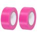 PATIKIL флаг лента 1"x98' 2 упаковка PVC non клей neon маркировка лента дерево исследование .. для уличный Trail розовый 