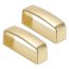 PATIKIL 1 1/2"40mm ремень петля keeper 2 штук входит сплав ремень ремешок кольцо мужской пряжка DIY craft ремень для ремонта золотой цвет style 