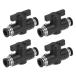 PATIKIL 8mm(3/10") кнопка *tu* Connect * фитинг * мяч клапан(лампа) 4 шт 0-60 раз BUC воздушный поток контроль клапан(лампа) Quick 