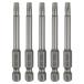 uxcell 5����T25�g���N�X�w�b�h�X�N�����[�h���C�o�[�r�b�g1/4"�Z�p�V�����N2.6�C���`�i65mm�j�����C�m�[�z�[����[�^���p�[�v���[�t6