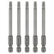 uxcell 5����T25�g���N�X�w�b�h�X�N�����[�h���C�o�[�r�b�g1/4"�Z�p�V�����N3.15"�i80mm�j�����C�Ȃ�����^���p�[�v���[�t6�p�X�^�[