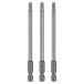 uxcell 3��T25�g���N�X�w�b�h�h���C�o�[�r�b�g1/4"�Z�p�V�����N4"�i100mm�j�����C�Ȃ�����^���p�[�v���[�t6�p�X�^�[�X�N�����[�h���C�o