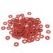 uxcell 3mmx6mmx1mm волокно материнская плата изоляция накладка фиксация шайба красный 100pcs