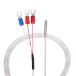 uxcell ���x�Z���T�v���[�u PT1 RTD���x�Z���T�[�v���[�u 5cm ���x�͈� -2~~42��C