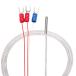 uxcell ���x�Z���T�v���[�u PT1 RTD���x�Z���T�[�v���[�u 1cm ���x�͈� -2~~42��C