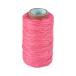 uxcell кожа швейная нить 273 ярд 150D/1mm полиэстер воск нить код Flat s красный рука .. переплёт craft DIY ( rose розовый )