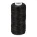 uxcell кожа швейная нить 55 ярд 150D/1mm полиэстер воск код рука .. для дымчатый черный 