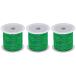 uxcell 3 шт нейлон бисер нить .. шнур 0.6mm 50 ярд сборник комплект нейлоновый. craft колье комплект . шнур изумруд зеленый 
