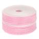 uxcell нейлон craft s красный кручение нейлон лен шнурок бисер код 3mm диаметр 7M длина супер мощный сборник комплект нейлон -тактный кольцо розовый 2 штук входит 