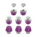 uxcell 8set �t���b�g�w�b�h�X�^�b�h�X �p �C�N12mm ���^���p�[�X�t�B�[�g�n���h�o�b�O�l�C���w�b�h�X�^�b�h�t���b�g�o�b�N���{�^���L���b�v