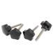 uxcell Star ручка пластиковый серебряный цветный M8 x 50mm 4 штук входит 