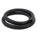 uxcell гофрированная трубка гибкий труба пластик 28mm x 22mm черный 1.7M длина 