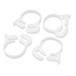 uxcell мощный шланг частота регулировка возможность 22.8mm-24.8mm 4 штук входит белый храпового типа 