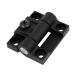 uxcell шарнир шарнир пластиковый черный 43mmx36mm 4 Sara отверстие 