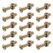 uxcell мебель болт гайка M6 x 30mm цинк металлизированный уголь элемент сталь шестигранная головка болт barrel гайка комплект болтов 20 комплект ввод 