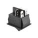 uxcell ���b�J�[�X�C�b�` �v���X�`�b�N�� �u���b�N �{�[�g�g�O���X�C�b�` 4�s�� ON/OFF AC 250V/16A 125V/20A 2�� �֘A�摜4