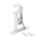 uxcell занавески удилище держатель 110x78x18mm aluminium сплав 25mm занавески удилище одиночный держатель поддержка белый 1 шт 
