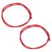 uxcell PTFE камера 3D принтер для отправка электро- товар 1.75 филамент для bo-tenPTFE камера красный ID2xOD4x1 измерительный прибор 2 шт 
