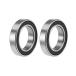 uxcell глубокий паз шар подшипник наклейка подшипник 6802-2RS 15mm x 24mm x 5mm... Хромированный сталь P6(ABEC3) 2 штук входит 