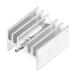 uxcell теплоотвод aluminium производства теплоотвод 16x15x10mm TO-220 охлаждающий для MOSFET aluminium сплав 20 штук входит 
