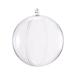 uxcell мяч 100mm пластиковый декортивный элемент прозрачный 6 шт 