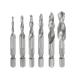 uxcell �R���r�l�[�V�����h�����ƃ^�b�v�r�b�g �����|�^�b�v 6.35mm�Z�p�V�����N���� M3 M4 M5 M6 M8 M10 6����