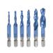 uxcell �R���r�l�[�V�����h�����ƃ^�b�v�r�b�g �����|�^�b�v 6.35mm�Z�p�V�����N���� M3 M4 M5 M6 M8 M10 6����