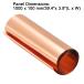uxcell �����[�� �������� DIY�v���W�F�N�g �D�ꂽ���f�ސ� 1000 mm X100 mm x 0.01 mm �֘A�摜2