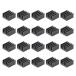 uxcell aluminium теплоотвод electronics кондиционер MOS IC chip для 9x9x5mm черный 20 штук входит 