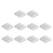 uxcell сам склейка . aluminium теплоотвод electronics кондиционер IC для MOS 14x14x4mm серебряный цветный 10 штук входит 