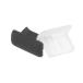 uxcell силикон Mini USB колпак порт покрытие пыленепроницаемый протектор 7 mmx2 mm черный прозрачный 20 шт 