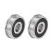 uxcell фланец имеется мяч подшипник F6200-2RS 2 -слойный .. Хромированный сталь подшипник 10x30x9 mm 2 шт 