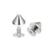 uxcell винт задний заклепка кожа stud solid DIY серебряный цветный размер 9x6mm 50 комплект входить 
