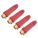 uxcell TIG Quick фитинг кабель panel коннектор штекер quick connector DKJ 35-50 красный 4 штук входит 