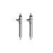 uxcell quick release spring балка 1.8 mm диаметр 11 mm ширина нержавеющая сталь сталь часы булавка часы частота ремешок для 2 шт 