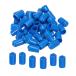 uxcell �S���G���h�L���b�v�J�o�[ 12mm �r�j�[�� �˂��v���e�N�^�[ ���E���h PVC �^��L���b�v �l�W �{���g �p�C�v�p �u���[ 20��