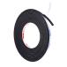 PATIKIL 5 M �V�[�����O�t�H�[���e�[�v ��6 mm ����3 mm �ЖʃE�F�U�[�X�g���b�s���O �h�A�V�[���X�g���b�v ���h�A�f�M�ޗp �u���b�N