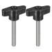 uxcell 2 шт. комплект Clan булавка g винт ручка M6 x 45mm 304 нержавеющая сталь сталь T знак type Sam винт ручка руль quick release рука тугой ni
