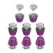 uxcell 8set �t���b�g�w�b�h�X�^�b�h�X �p �C�N10mm ���^���p�[�X�t�B�[�g�n���h�o�b�O�l�C���w�b�h�X�^�b�h�t���b�g�o�b�N���{�^���L���b�v
