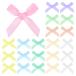 M METERXITY 100 упаковка Mini craft лента bow 1x1.6" в клетку ткань атлас лента bow btik craft DIY/ уход 