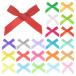 M METERXITY 100 упаковка Mini craft лента bow 1x1.6" в клетку ткань атлас лента bow btik craft DIY/ сладости 